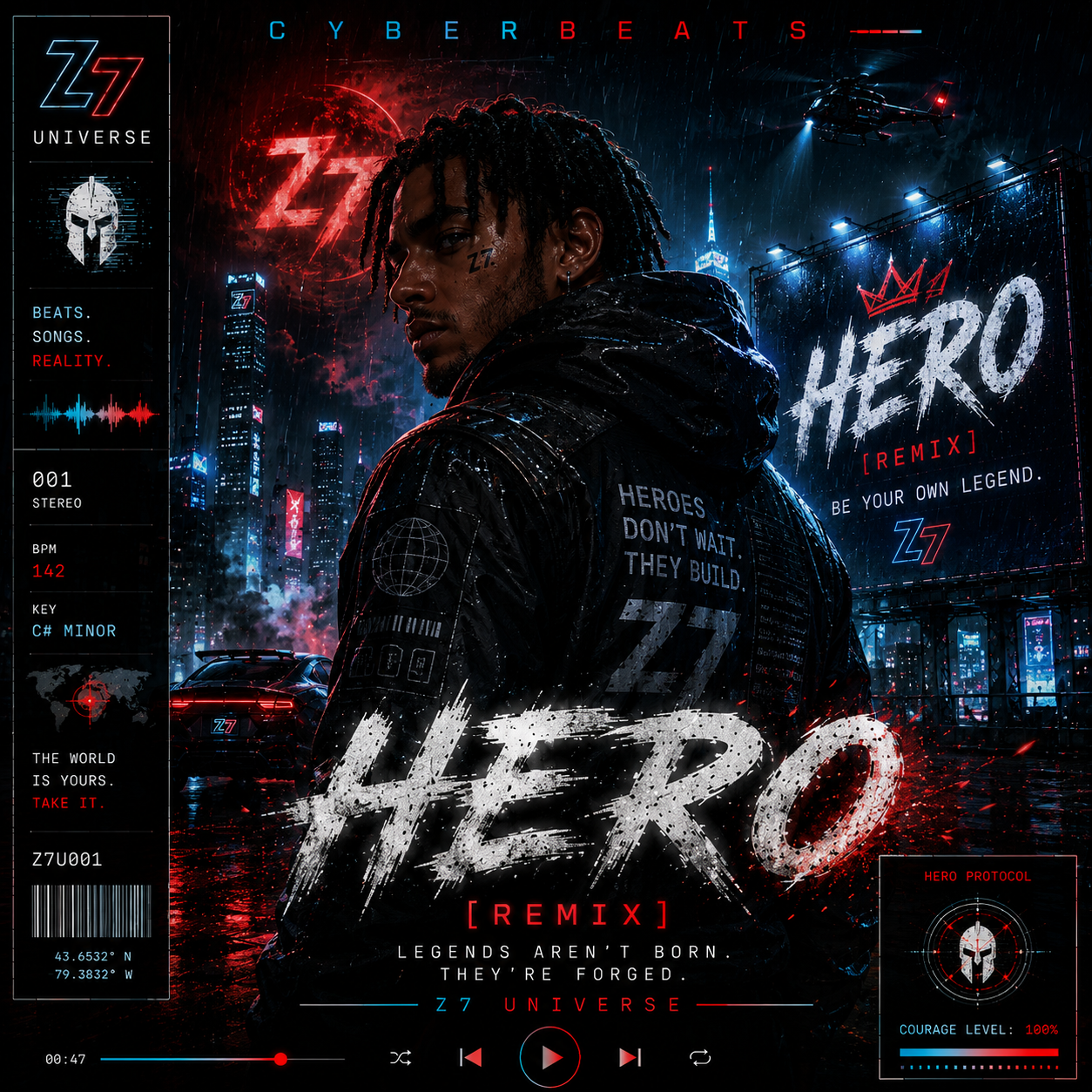 Hero (Remix) cover